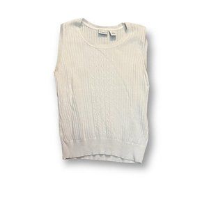Kim Rogers White Sweater vest